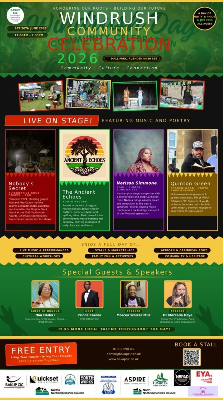 Dancing Drums Performs in Windrush Community Celebration