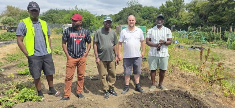 Great To Have Our Volunteers Helping Out at the Allotment